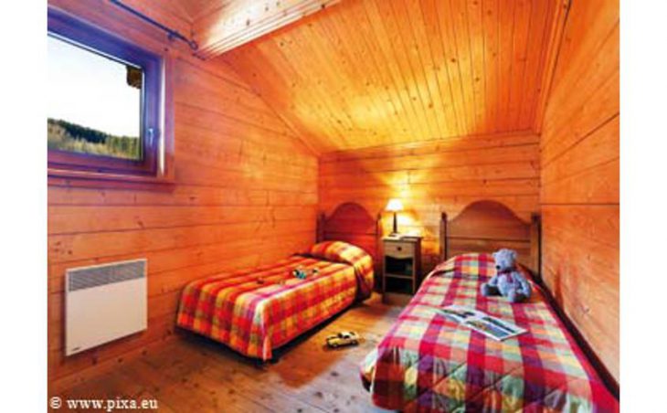 Les Chalets du Bois de Champelle, Morillon, Twin Bedroom